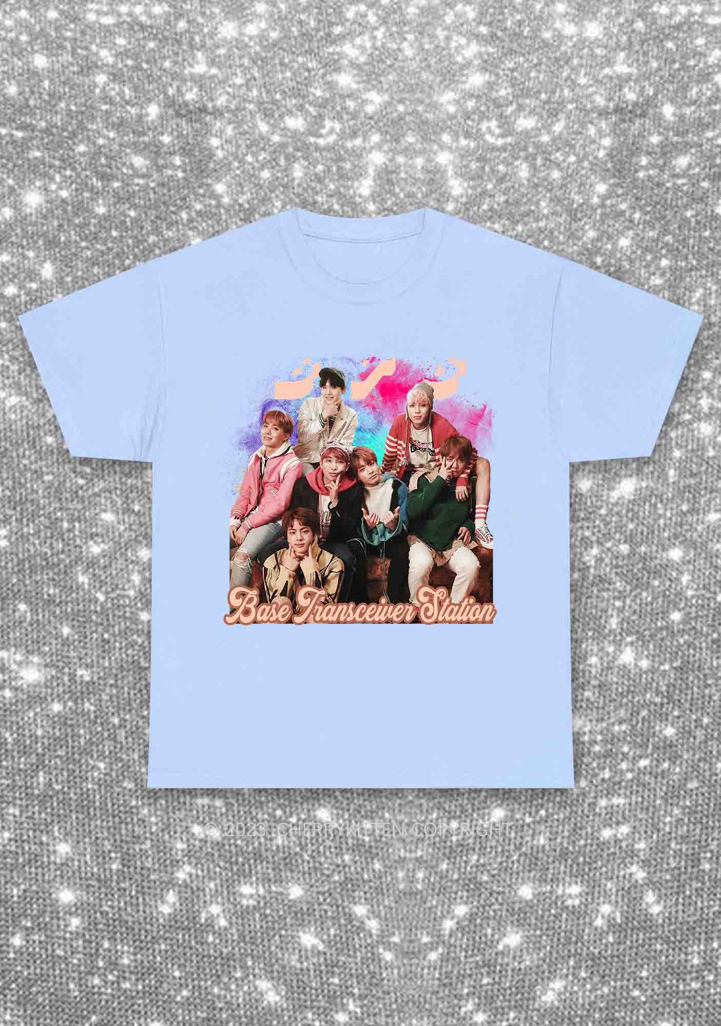 Bangtan Meaning Kpop Y2K Chunky Shirt Cherrykitten