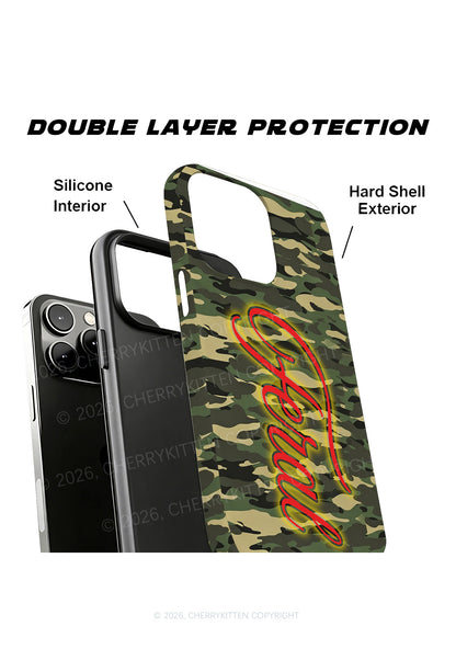 Feral Camo Y2K Phone Case Cherrykitten