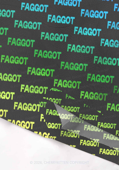 Neon Rainbow Faggot Pride Y2K Mesh Cami Tank Cherrykitten