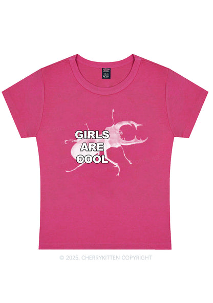 Beetle Girls Are Cool Y2K Baby Tee Cherrykitten