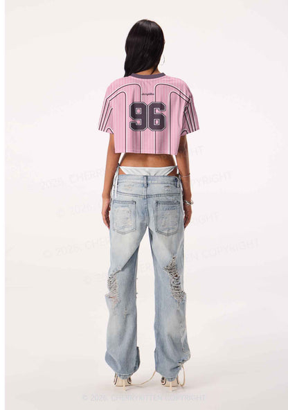 Gay Angels Pride Y2K Crop Sport Jersey Shirts Cherrykitten