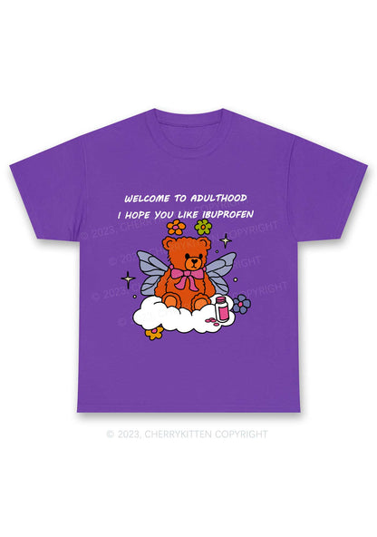 Welcome To Adulthood Y2K Chunky Shirt Cherrykitten