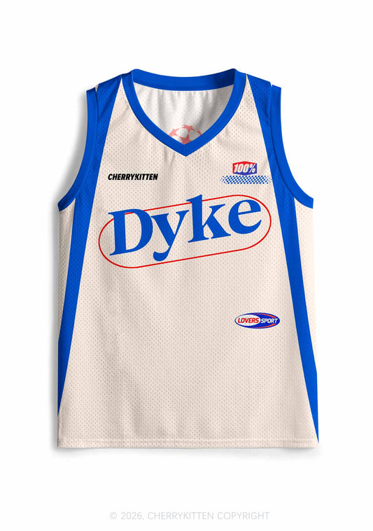 Blue Dyke Pride Y2K Sport Jersey Tank Cherrykitten