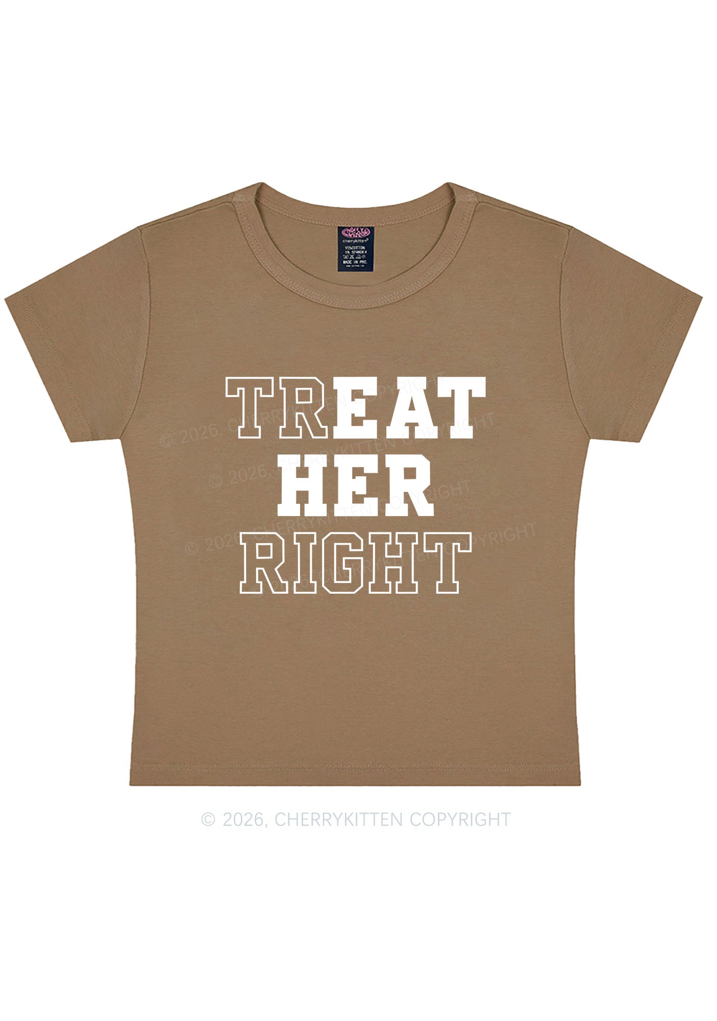 Eat Her Right Pride Y2K Baby Tee Cherrykitten