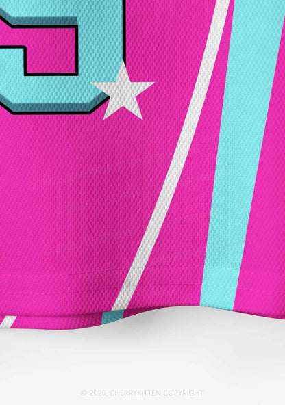 Hot Pink Homophobia Is Gay Pride Y2K Crop Sport Jersey Shirts Cherrykitten