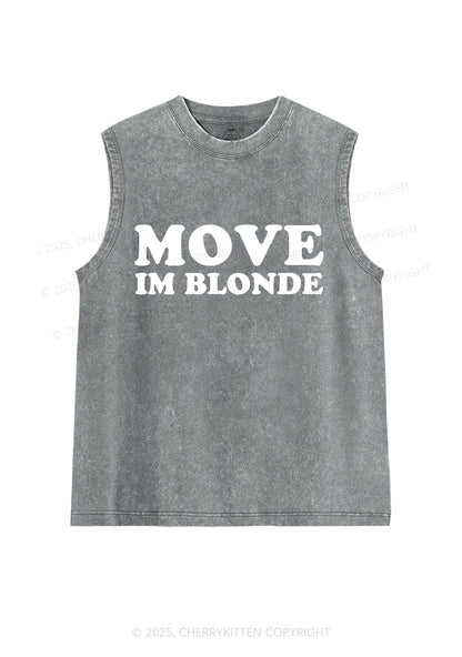 Move Im Blonde Y2K Washed Tank Cherrykitten