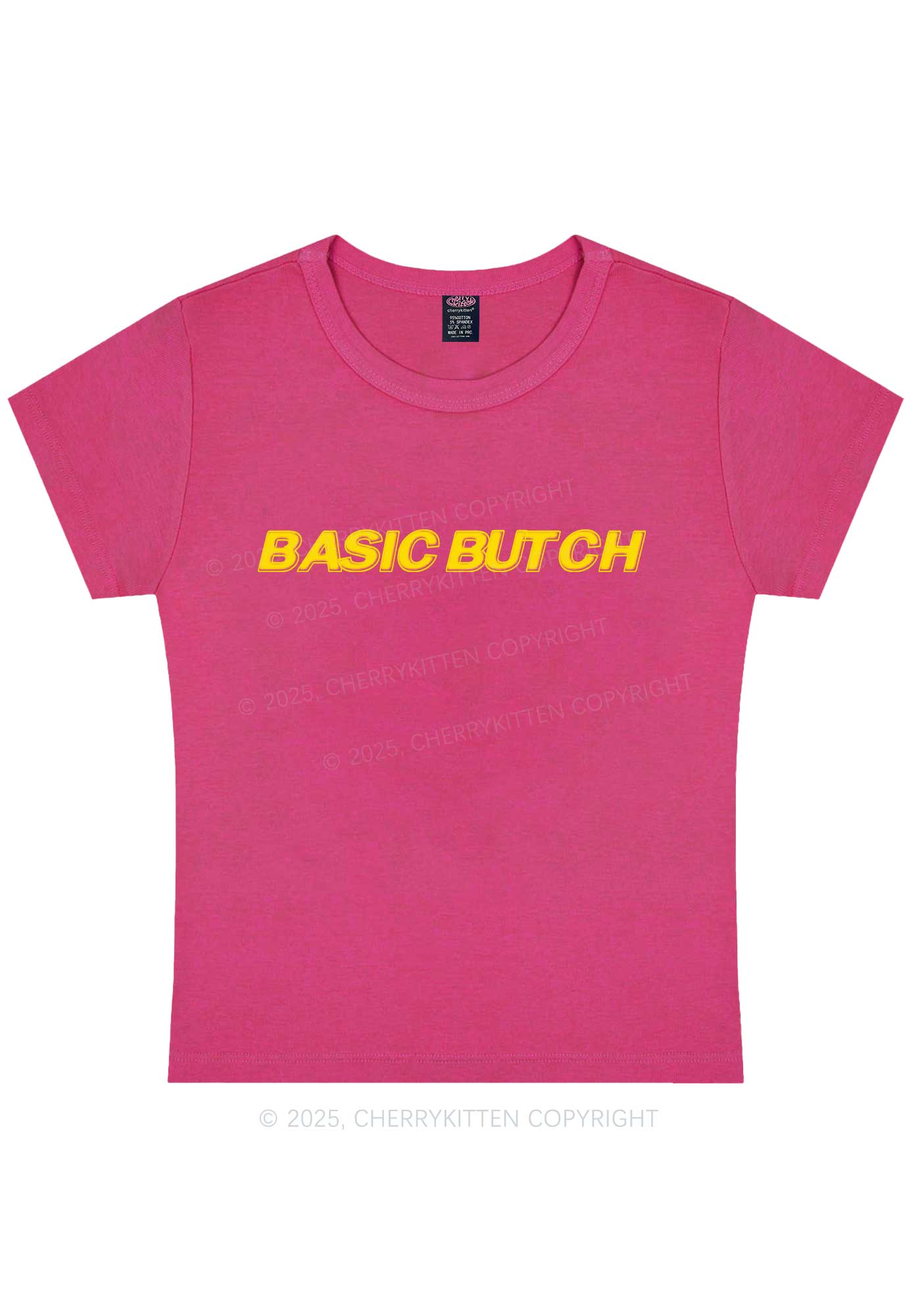 Basic Butch Y2K Baby Tee Cherrykitten