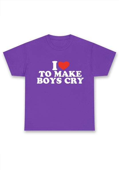 I Love To Make Boys Cry Chunky Shirt