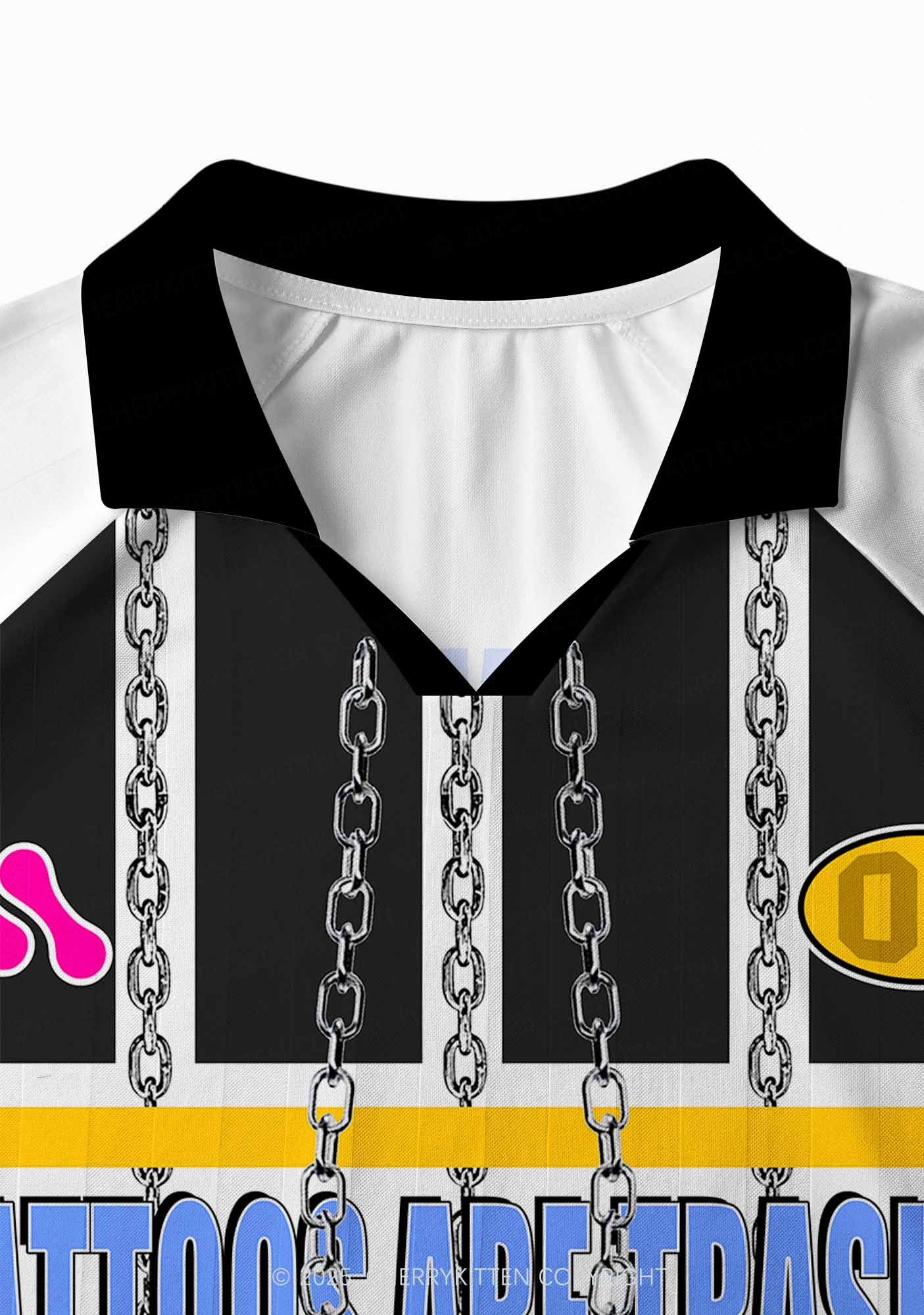 Custom Chain Tattoos Are Trashy Y2K Sport Long Sleeve Jersey Shirts Cherrykitten