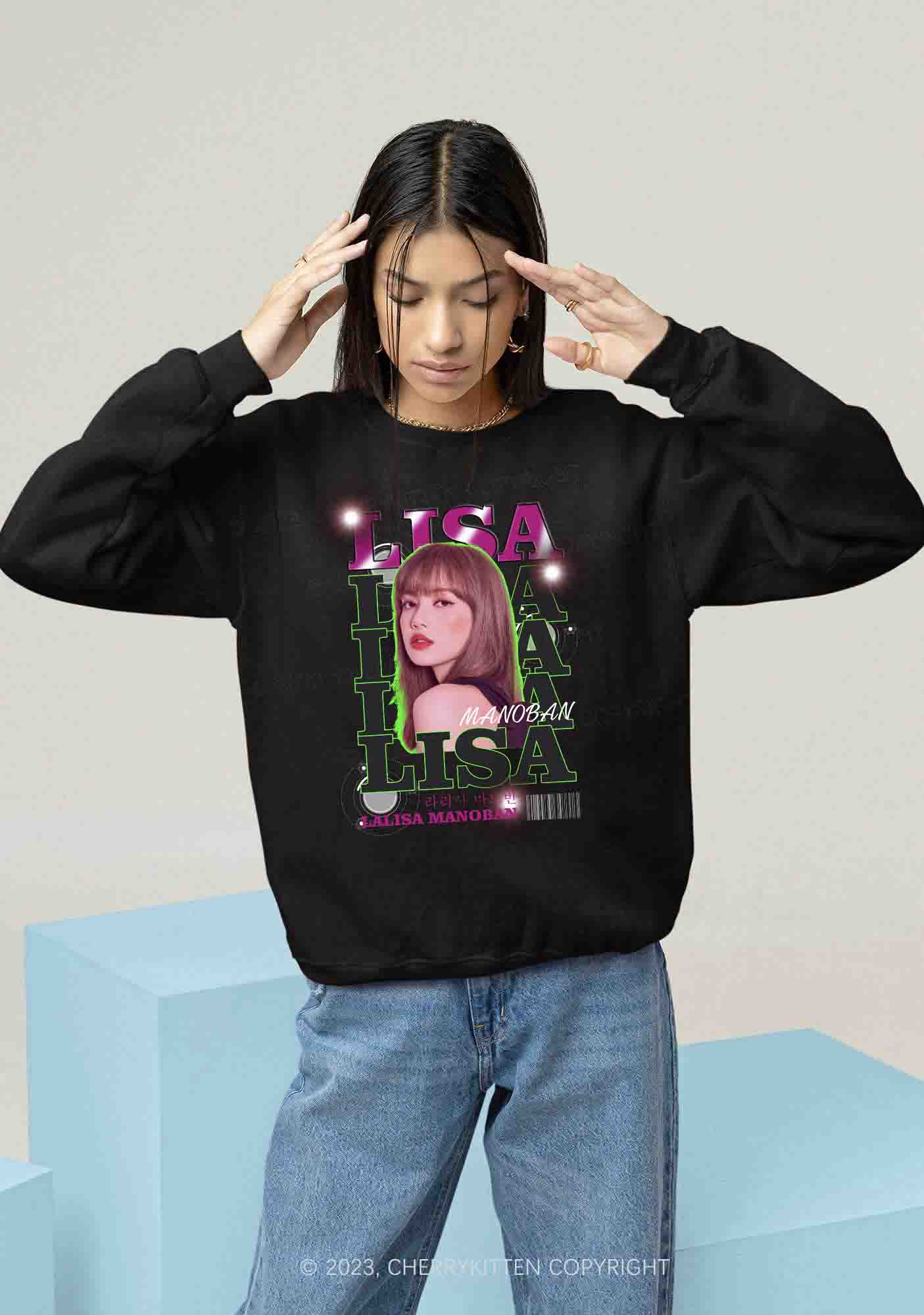 BP Dancer Rapper Kpop Y2K Sweatshirt Cherrykitten