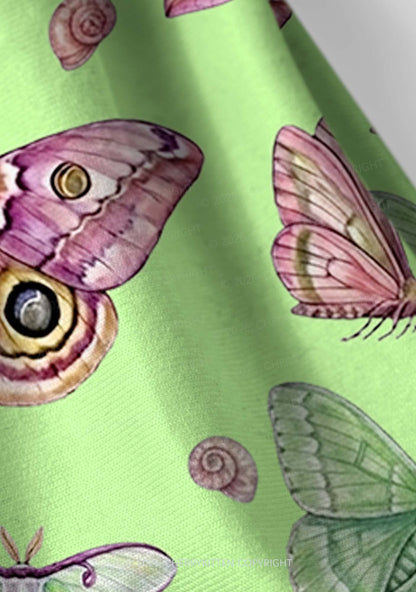 Lime Green Moth Snail Y2K Print Headband Cherrykitten