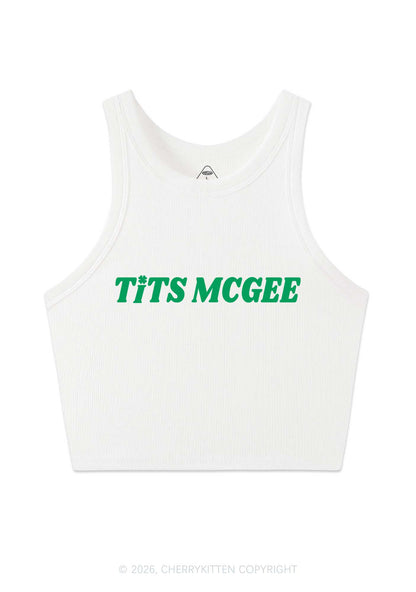 Txts Mcgee St Patricks Y2K Crop Tank Top Cherrykitten