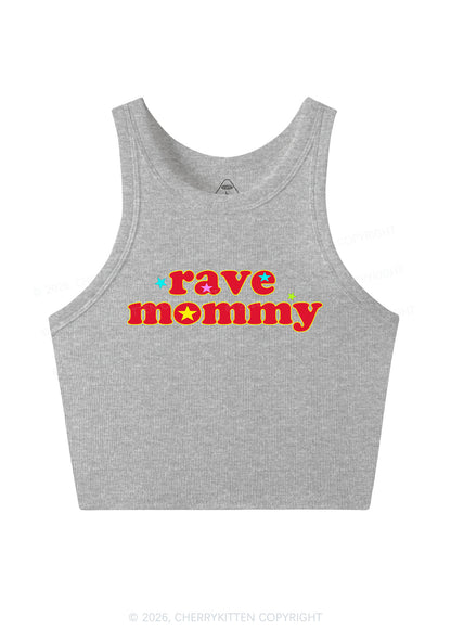 Rave Mommy Y2K Crop Tank Top Cherrykitten