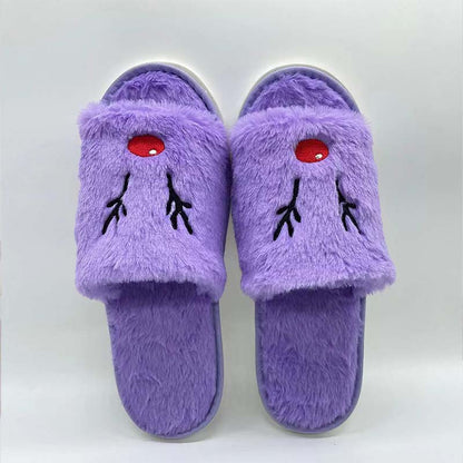 Christmas Elk Plush Slippers