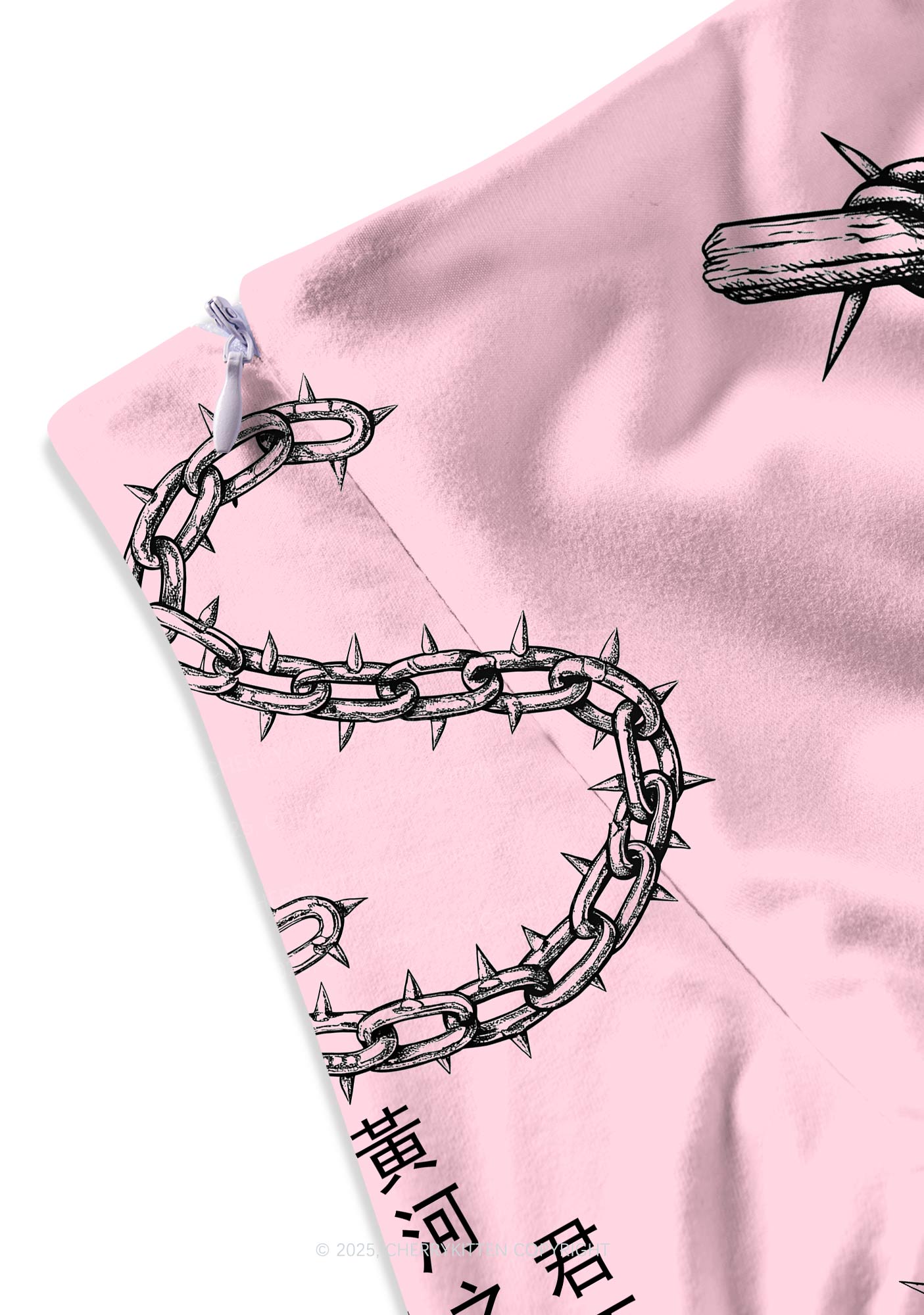 Born To Slay Y2K Print Mini Skirt Cherrykitten