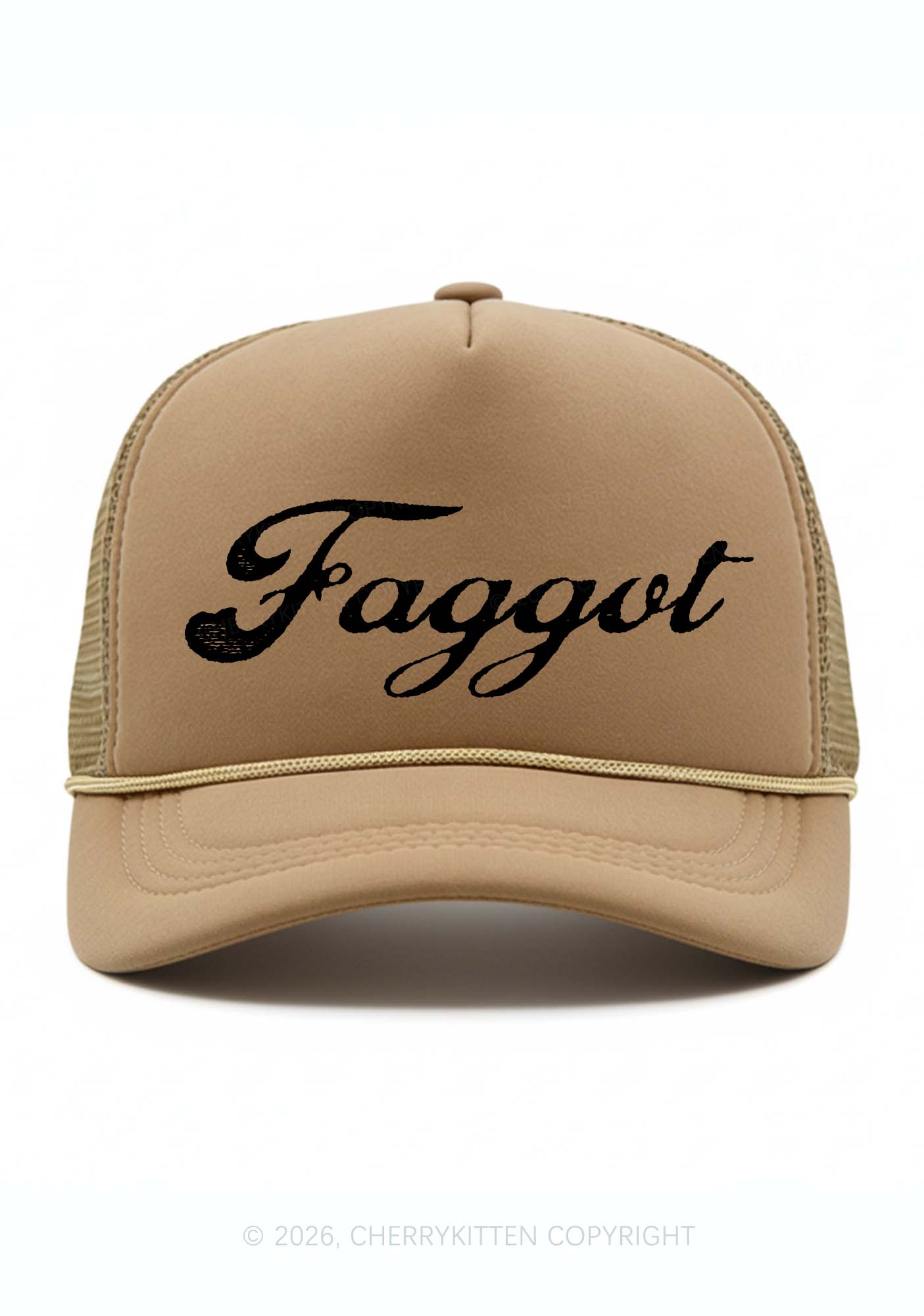 Faggot Art Pride Y2K Trucker Hat Cherrykitten