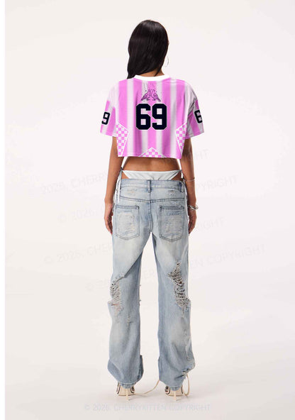 Gay Pigeons Pride Y2K Crop Sport Jersey Shirts Cherrykitten