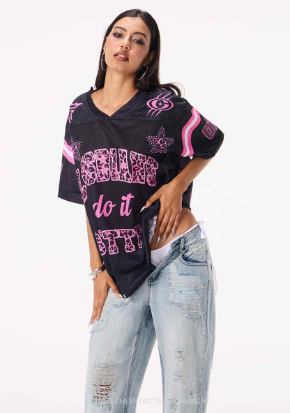 Custom Lesbians Do It Better Pride Y2K Mesh Jersey Shirts Cherrykitten