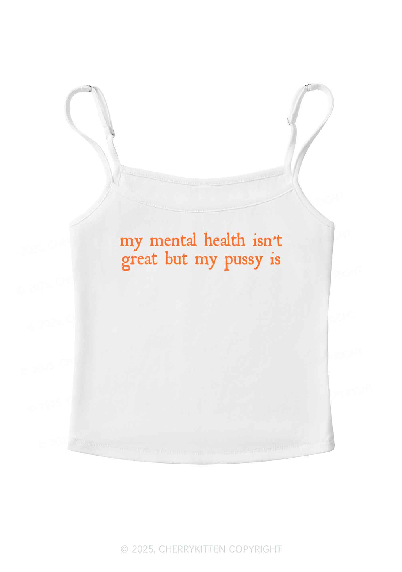 Great Mental Health Y2K Spaghetti Strap Cami Cherrykitten