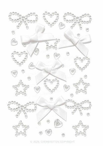 1pc Butterfly Rhinestone Y2K Face Sticker Cherrykitten
