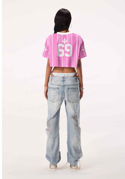 Fag Princess Pride Y2K Crop Sport Jersey Shirts Cherrykitten