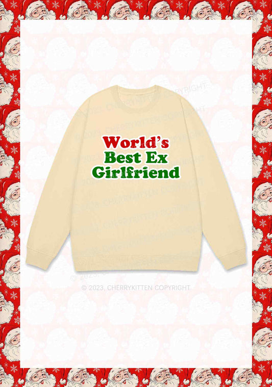 Best Ex Girlfriend Christmas Y2K Sweatshirt Cherrykitten