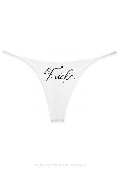 Custom Fxxk Y2K Bikini String Thong Cherrykitten