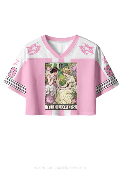 Garden Chat Pride Y2K Crop Sport Jersey Shirts Cherrykitten
