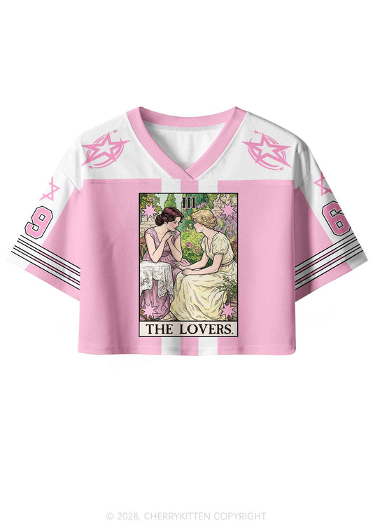 Garden Chat Pride Y2K Crop Sport Jersey Shirts Cherrykitten