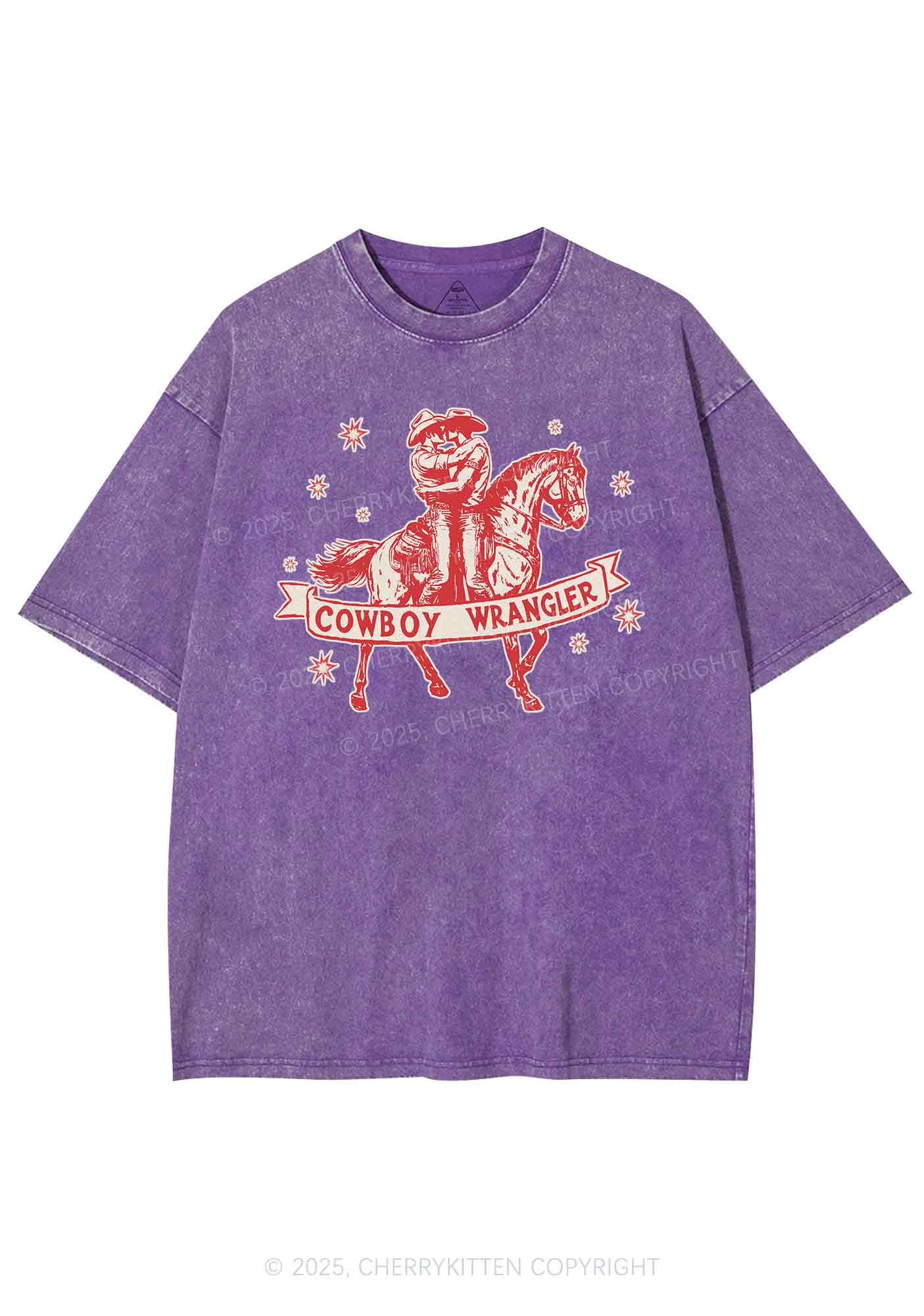 Cowboy Wrangler Pride Y2K Shirts Washed Tee Cherrykitten