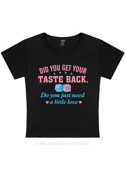 Get Your Taste Back Y2K Baby Tee Cherrykitten