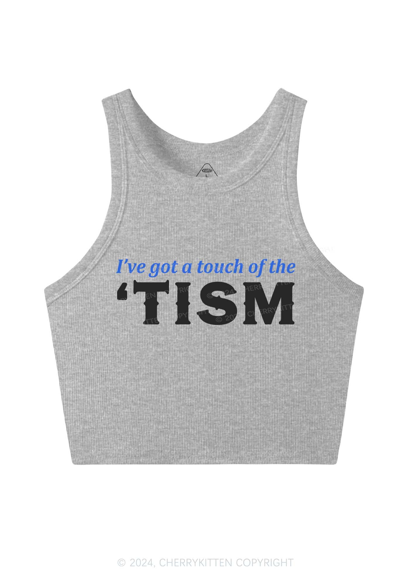Got A Touch Of TISM Y2K Crop Tank Top Cherrykitten