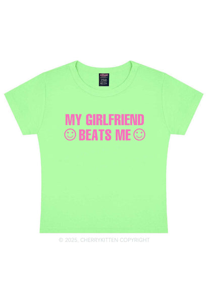 My Girlfriend Beats Me Pride Y2K Baby Tee Cherrykitten
