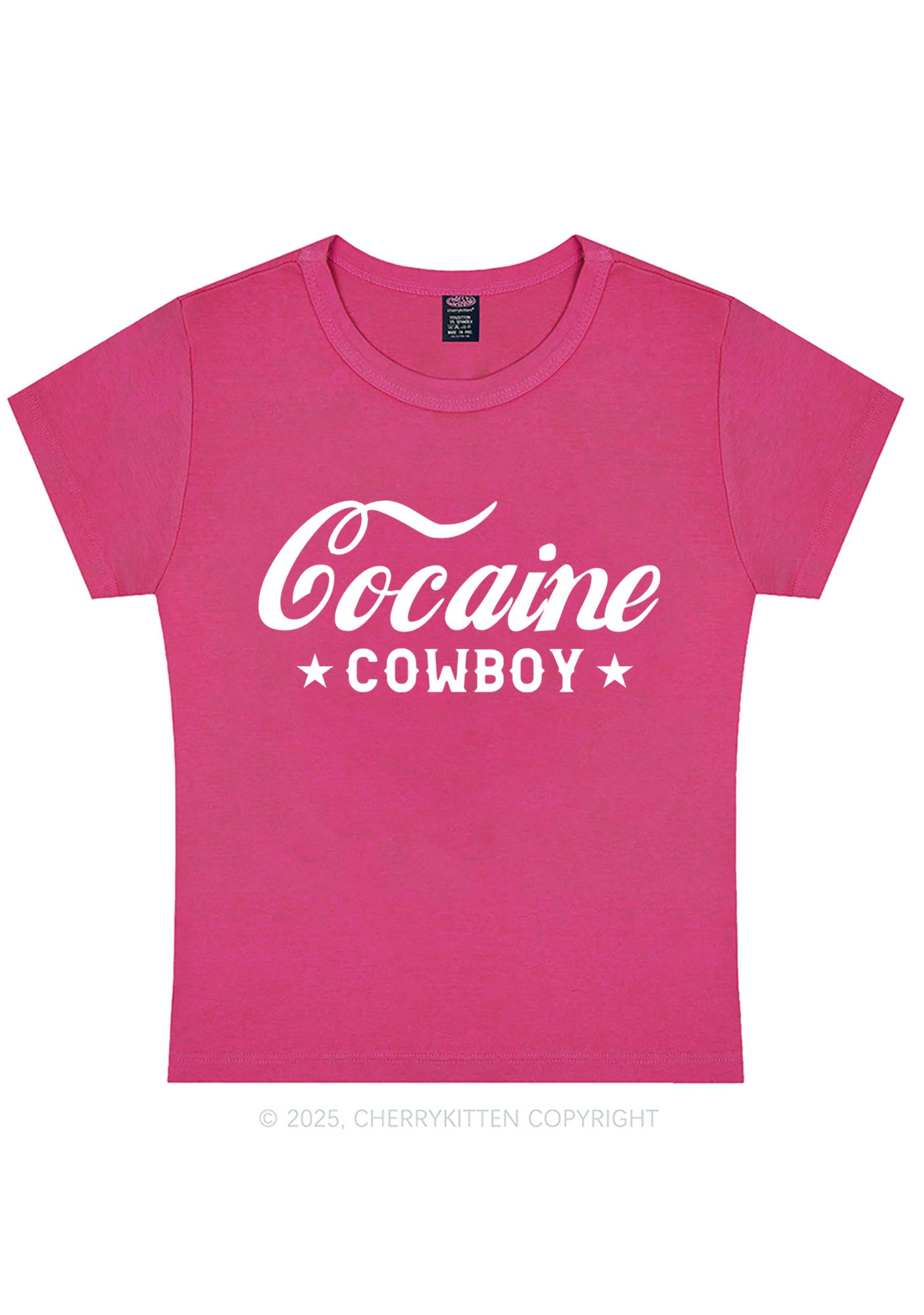 Cola Cowboy Y2K Baby Tee Cherrykitten