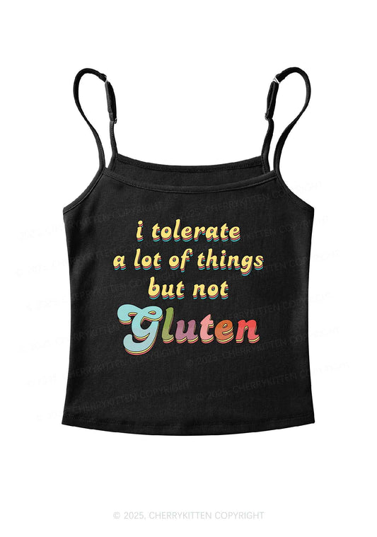 Tolerate Gluten Y2K Spaghetti Strap Cami Cherrykitten
