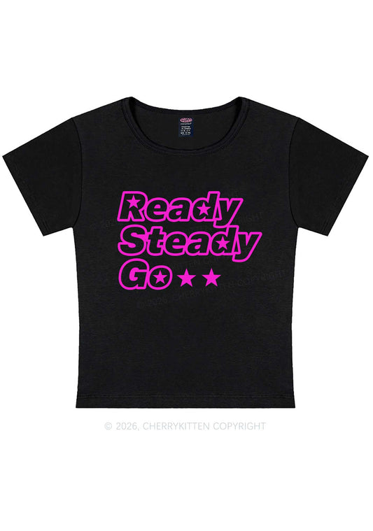 Ready Steady Go Y2K Baby Tee Cherrykitten