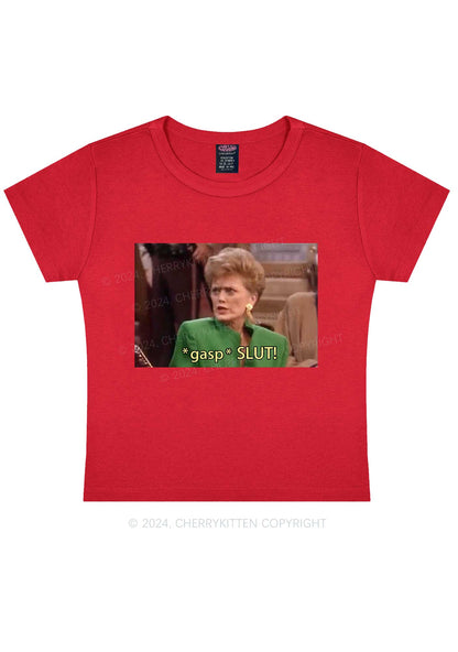 Gasp Slxt Y2K Baby Tee Cherrykitten