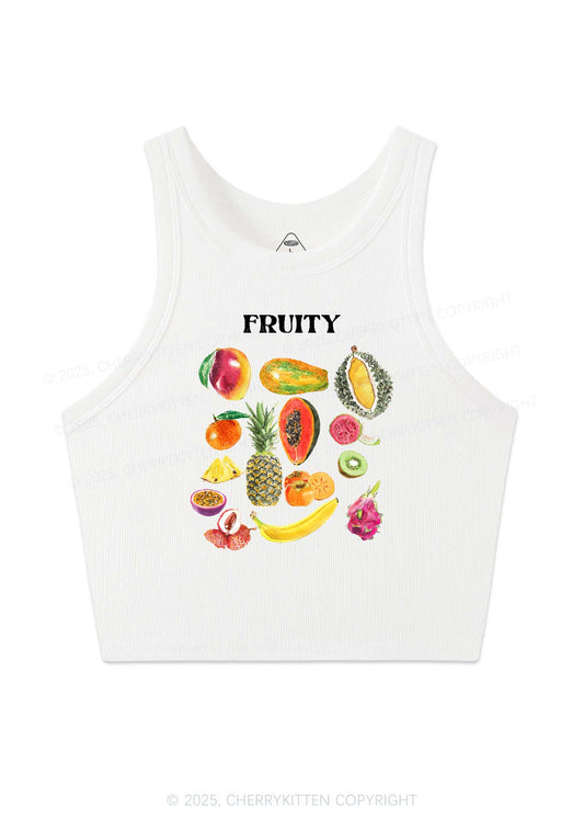 Fruity Y2K Crop Tank Top Cherrykitten