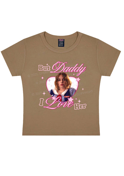 Daddy I Love RB Pride Y2K Baby Tee Cherrykitten