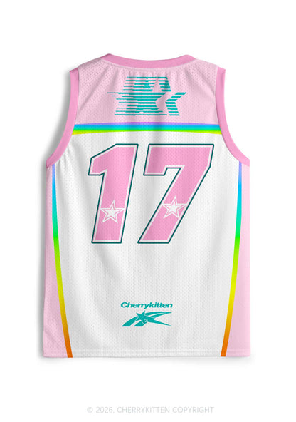 Rainbow Stripe Gods Favorite Fag Pride Y2K Sport Jersey Tank Cherrykitten