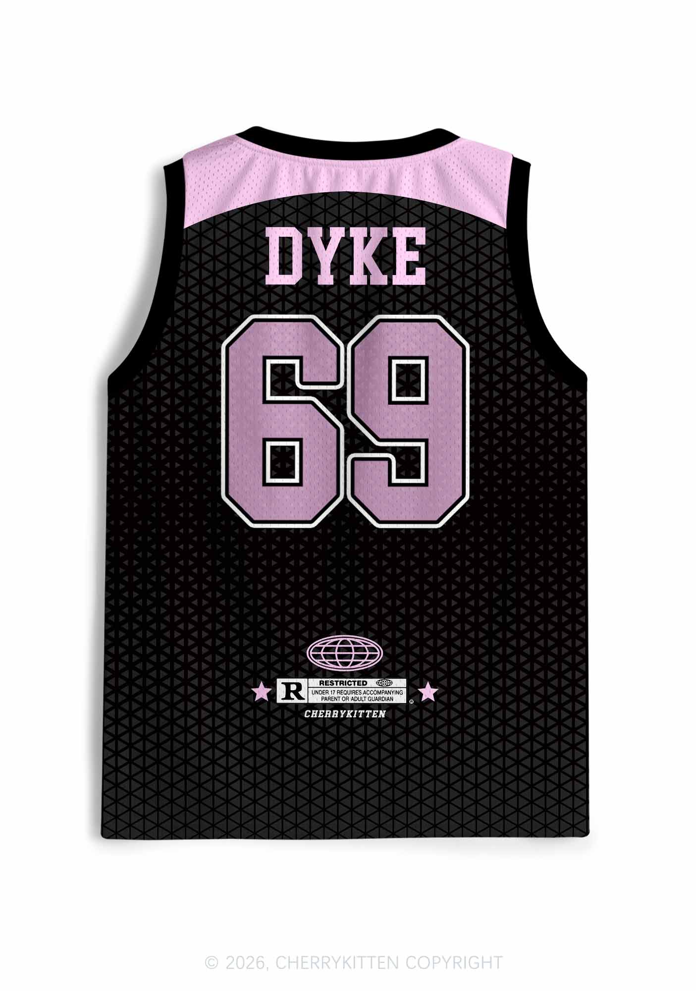 Pink Dyke Pride Y2K Sport Jersey Tank Cherrykitten