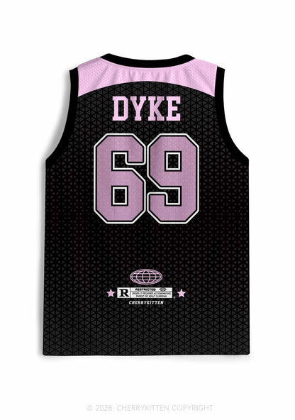 Pink Dyke Pride Y2K Sport Jersey Tank Cherrykitten