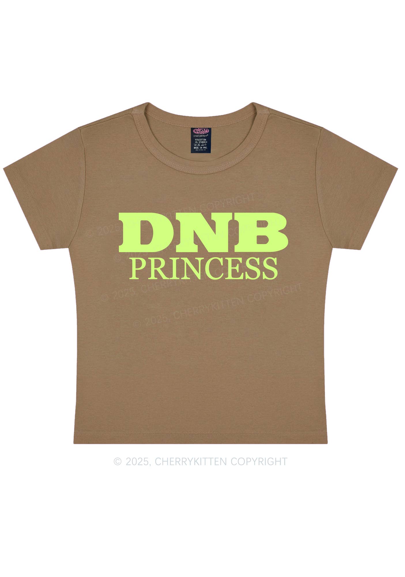 DNB Princess Y2K Baby Tee Cherrykitten