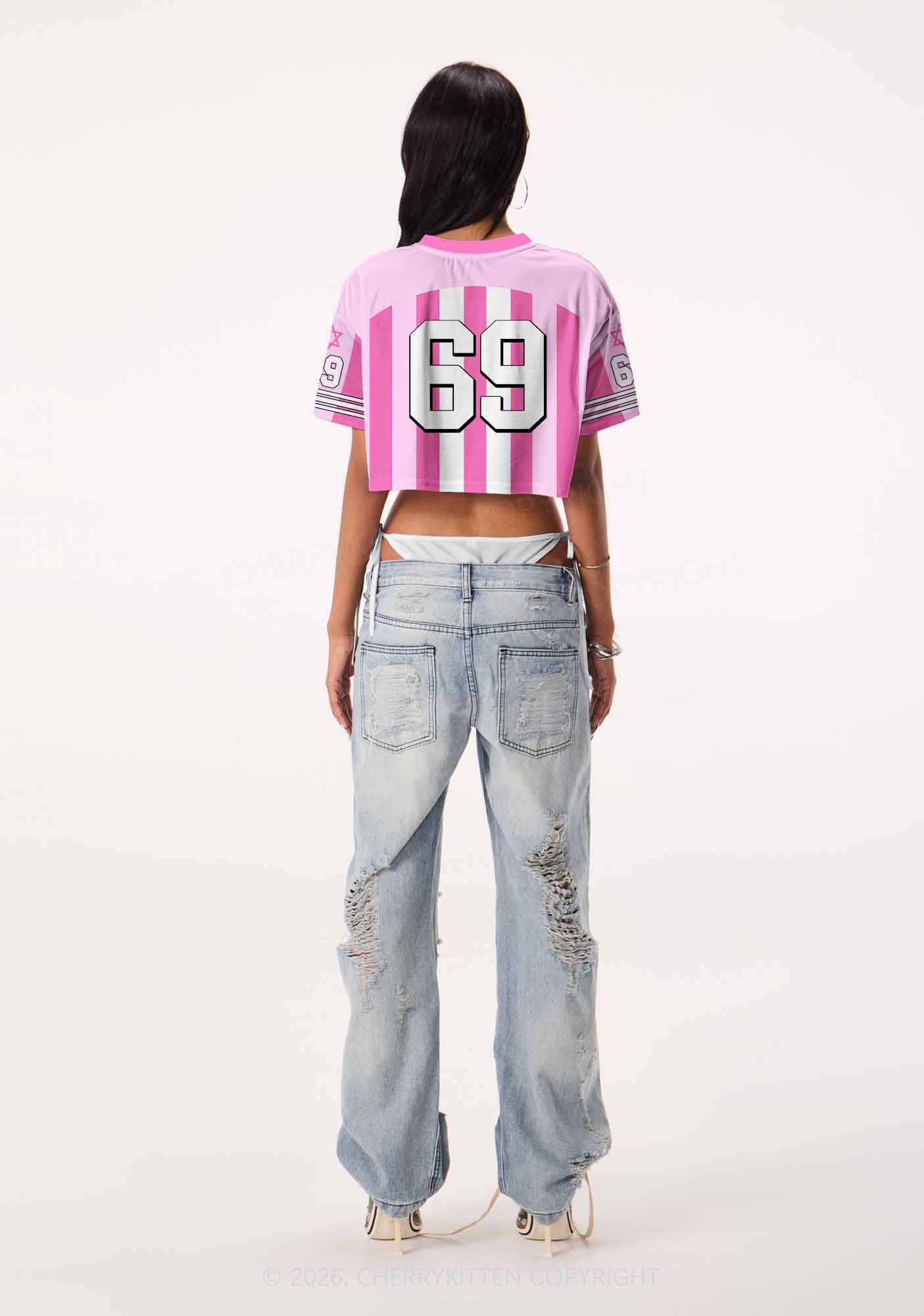 The Carabiner Pride Y2K Crop Sport Jersey Shirts Cherrykitten