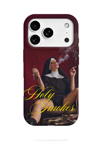Holy Smokes Nun Y2K Phone Case Cherrykitten
