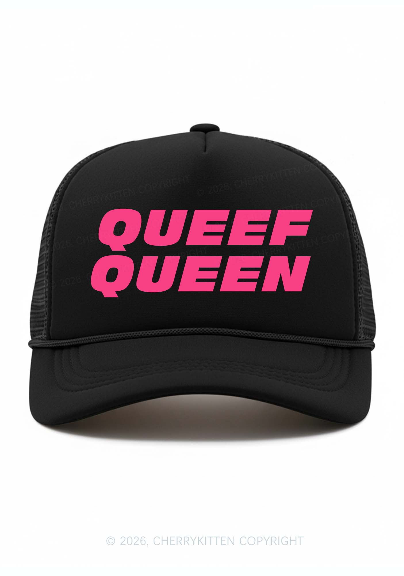 Queef Queen Y2K Trucker Hat Cherrykitten