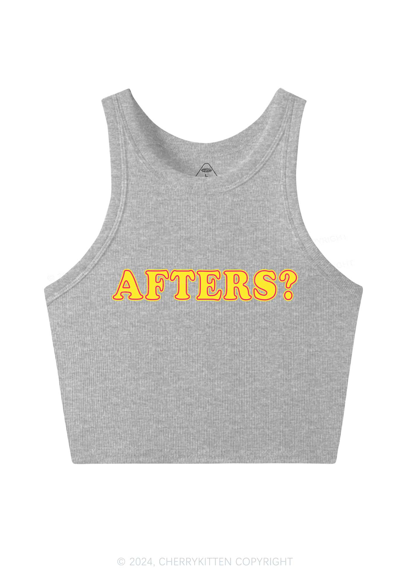 Afters Y2K Crop Tank Top Cherrykitten