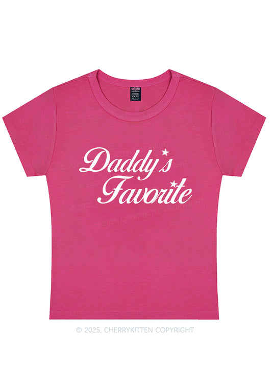 Daddys Favorite Y2K Baby Tee Cherrykitten