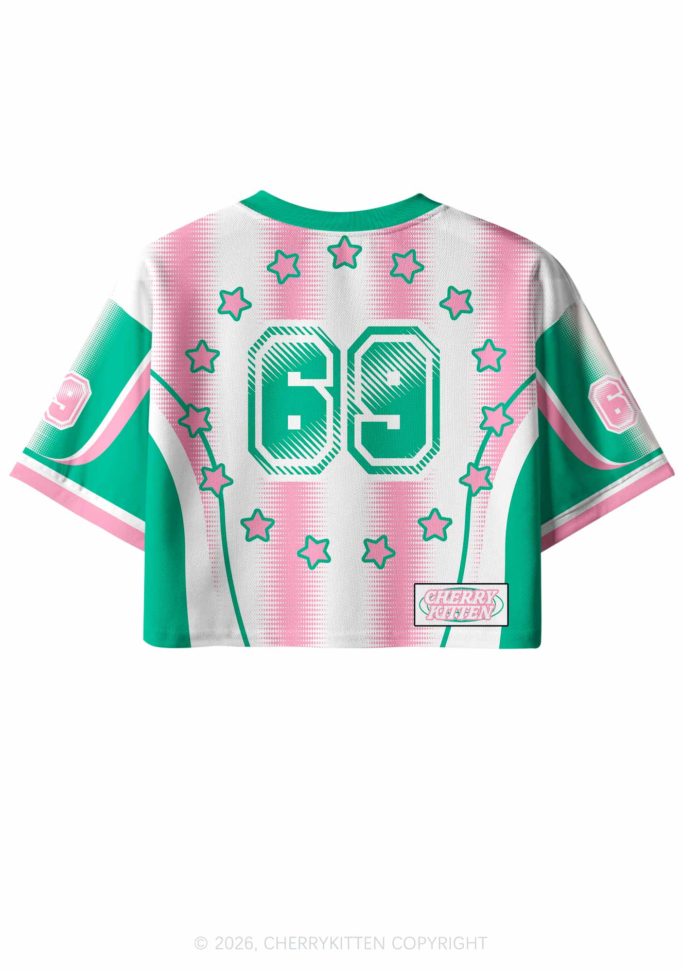 Put L In Lesbian Pride Y2K Crop Sport Jersey Shirts Cherrykitten