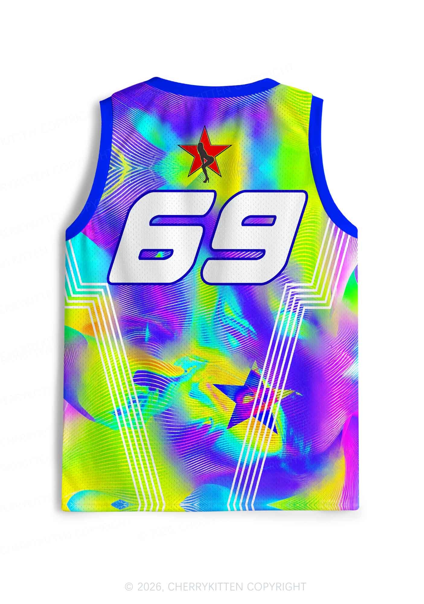 Hot Girls Love Techno Thermal Y2K Sport Jersey Tank Cherrykitten